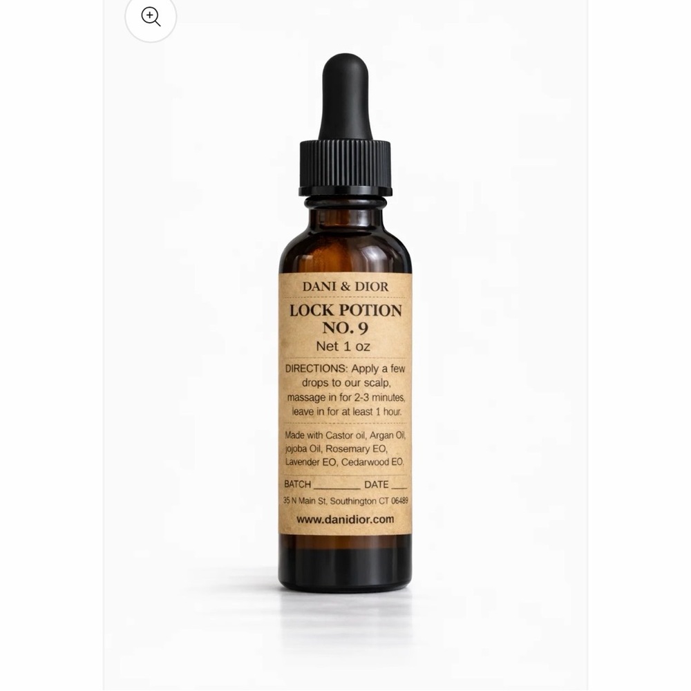 Lock Potion No 9 Hair Oil - All Natural- Handcrafted 1oz bottle
